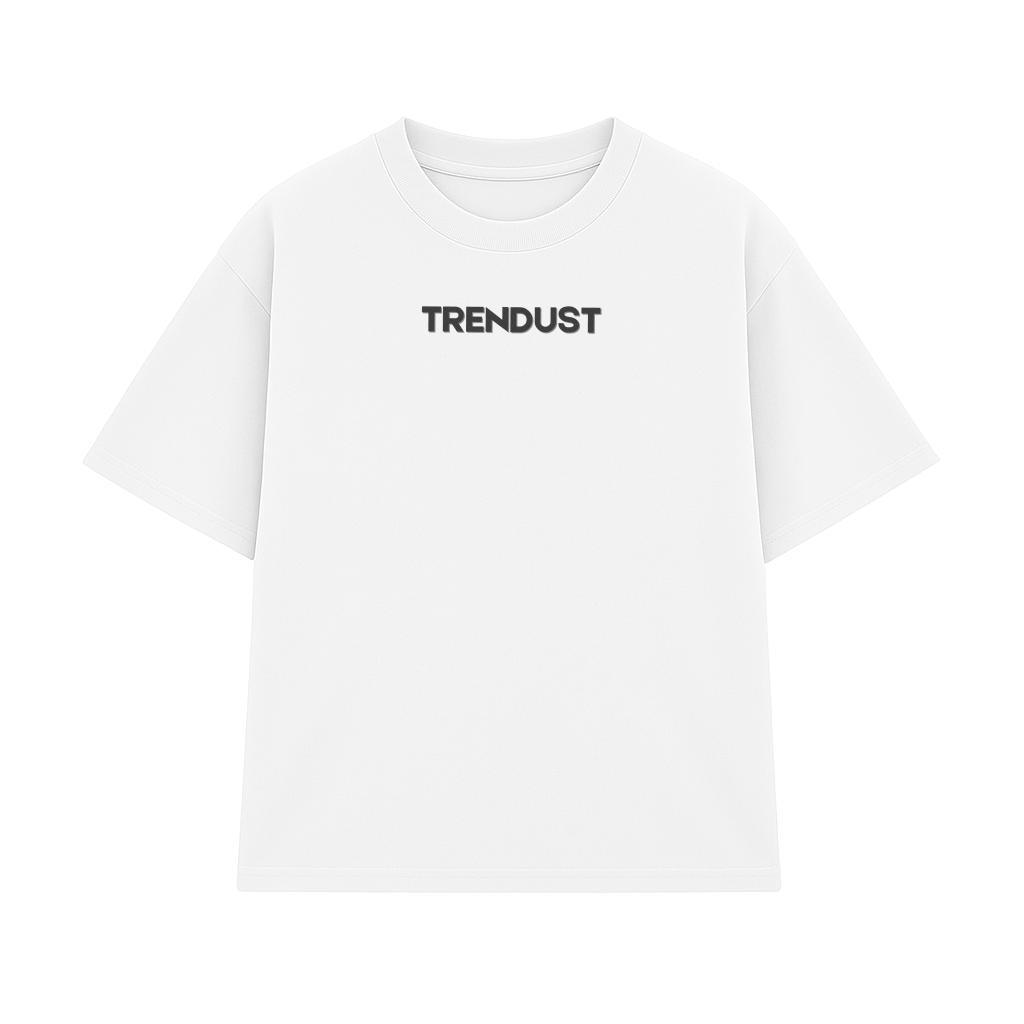 TRENDUST WHITE OVERSIZED TEE