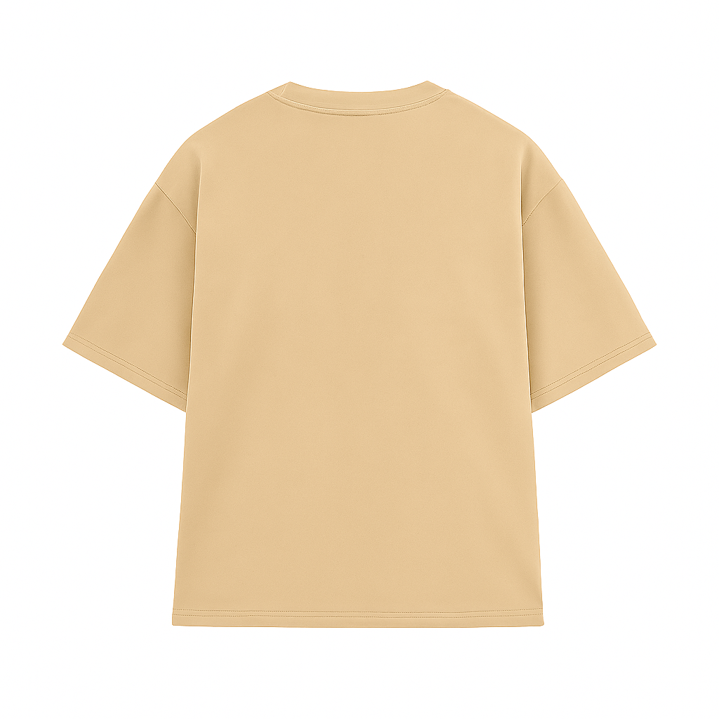 TRENDUST BEIGE OVERSIZED TEE