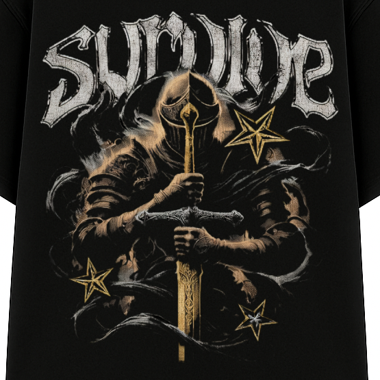 SURVIVOR OVERSIZED TEE