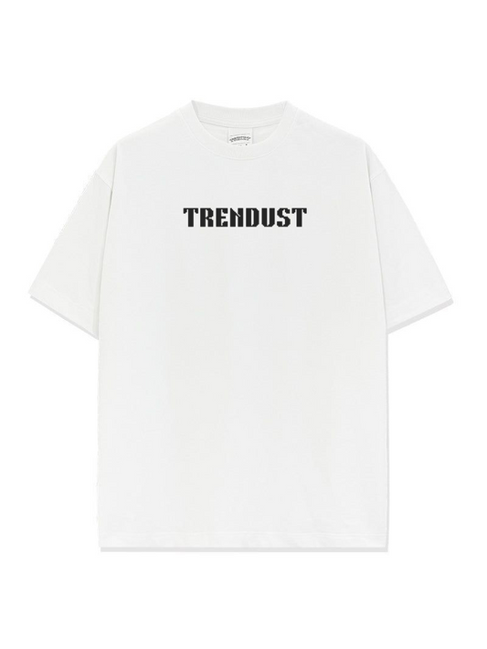 Trendust Oversized 240 GSM White tshirt