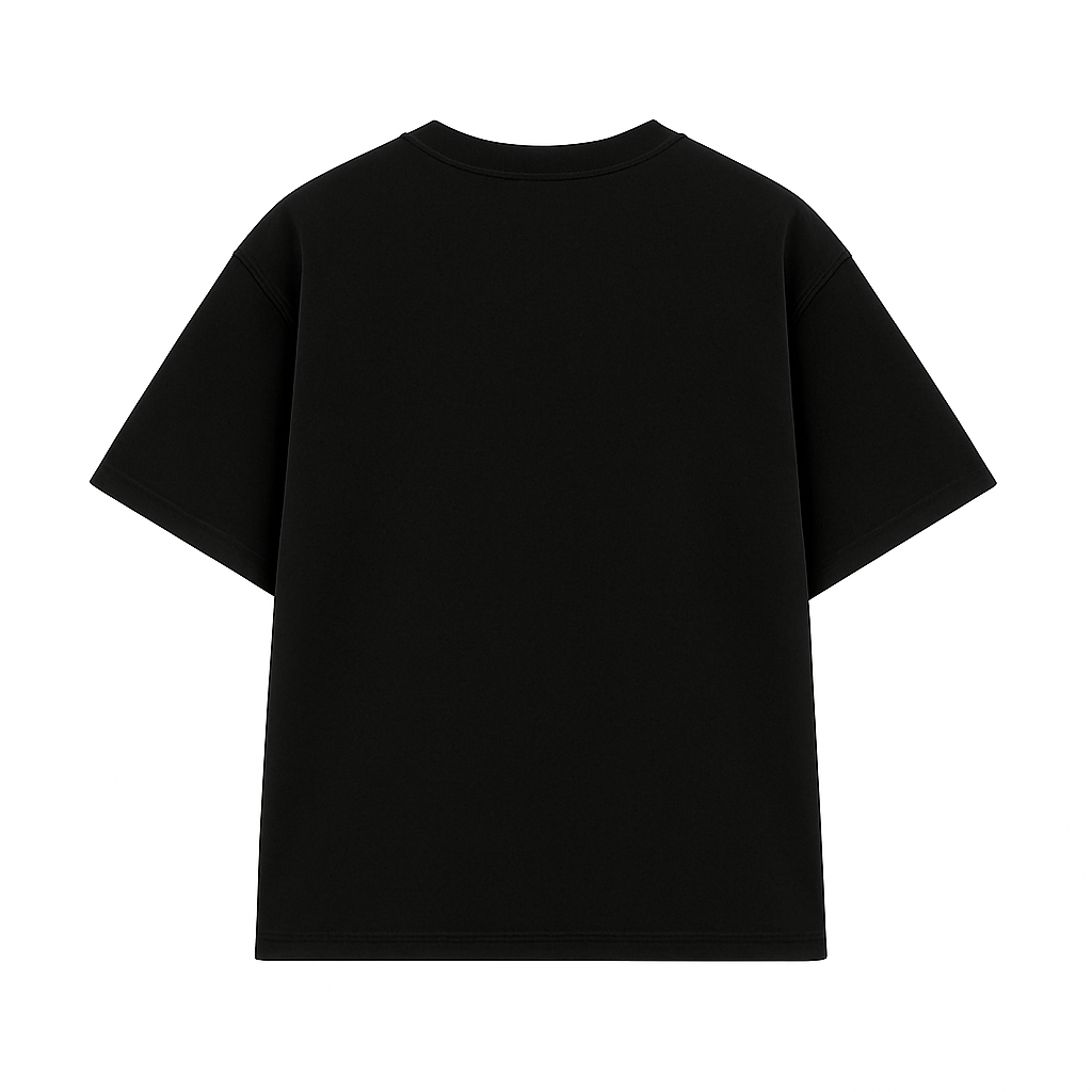 TRENDUST BLACK OVERSIZED TEE