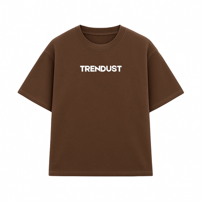 TRENDUST CHOCOLATEBROWN OVERSIZED TEE
