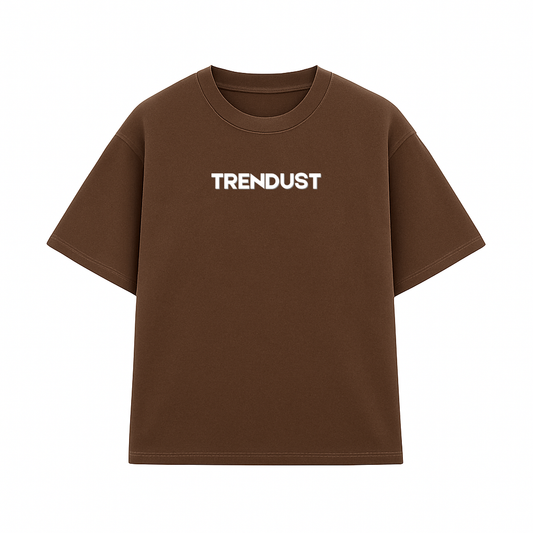 TRENDUST CHOCOLATEBROWN OVERSIZED TEE